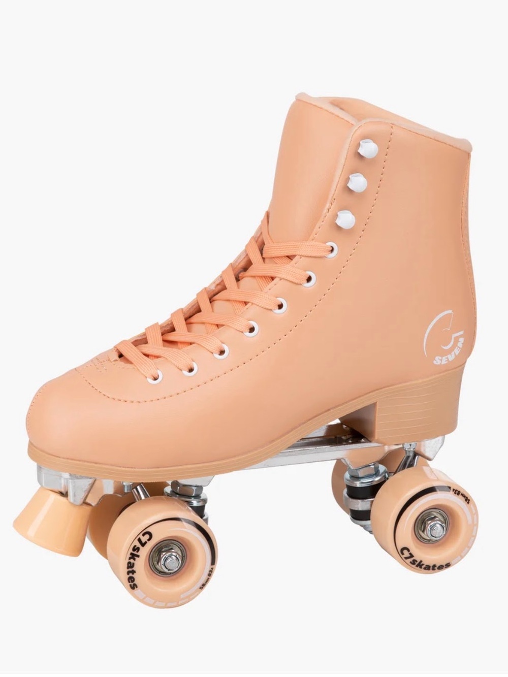 C7 Roller Skates Women’s Peach High-Top Skate 🍊